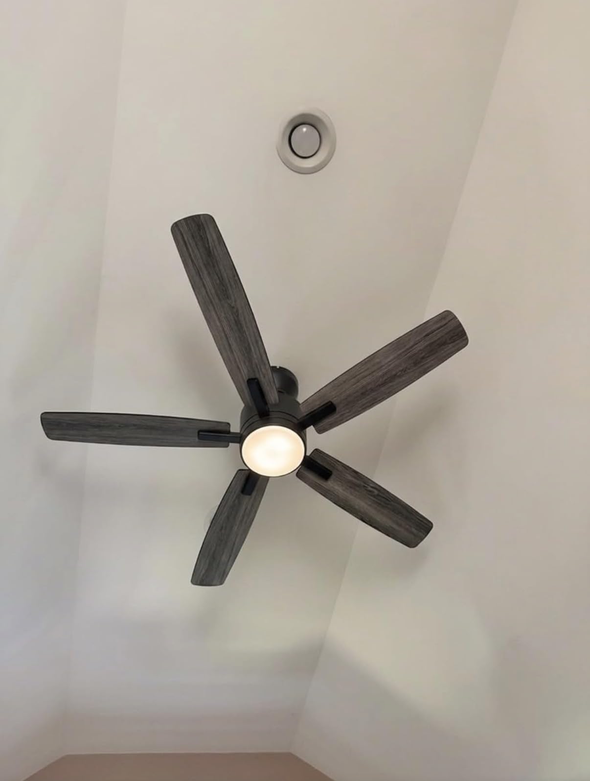 Ohniyou 52'' Low Profile Ceiling Fan with Lights, Remote/APP Control, Black customer photo 1