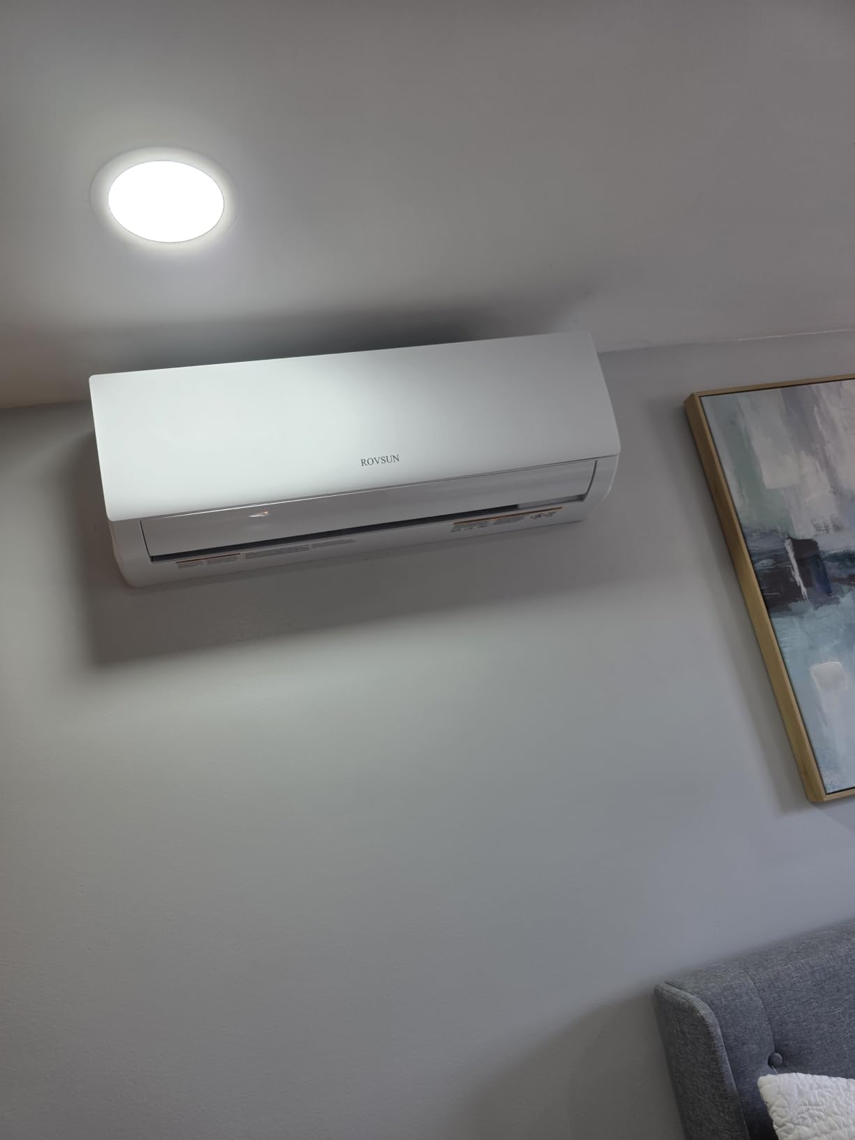 ROVSUN 3 Zone 38000 BTU (12K/12K/12K) Mini Split AC/Heating System, 20 SEER2 Tri Zone Ductless Wall Mounted Air Conditioner with Pre-Charged Condenser, Heat Pump & 25Ft Line Set, 208-230V customer photo 1