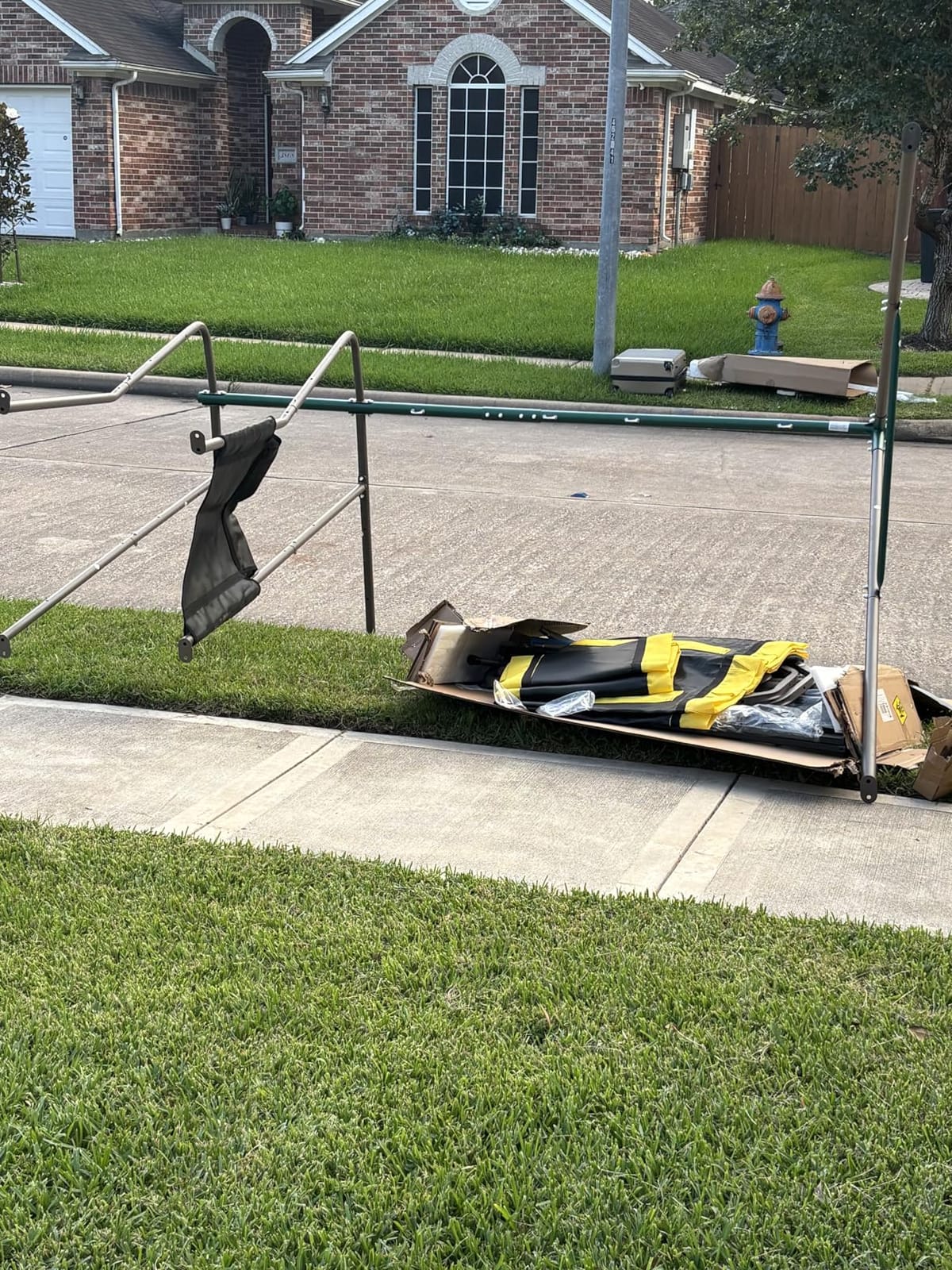 Hapfan Swing Set with Slide,Crawl Tunnel and Monkey Bars for Backyard customer photo 2