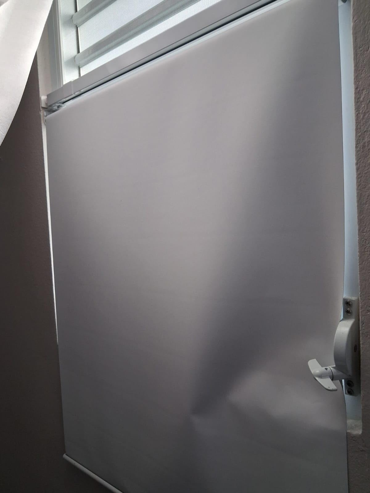 LazBlinds No Drill Blackout Roller Shades, 34.5