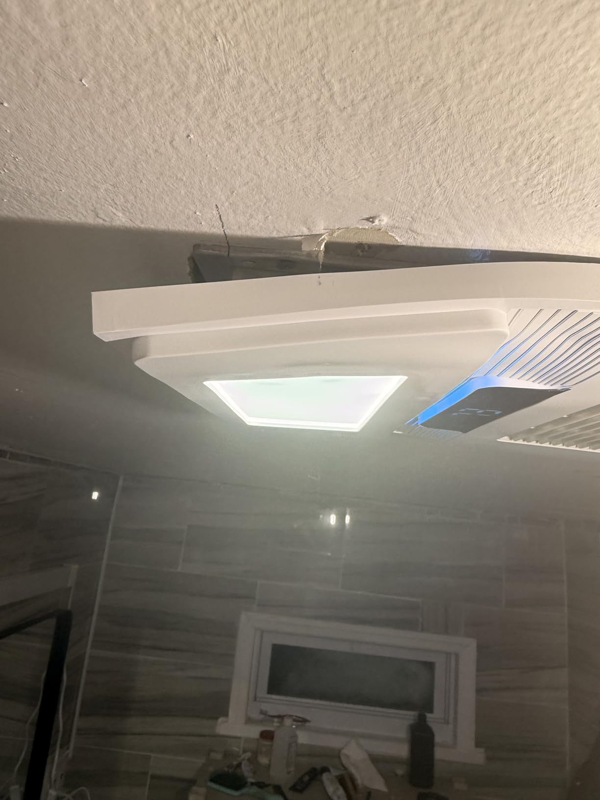 1800W 110 CFM 4-in-1 Bathroom Exhaust Fan with Heater and Light customer photo 2
