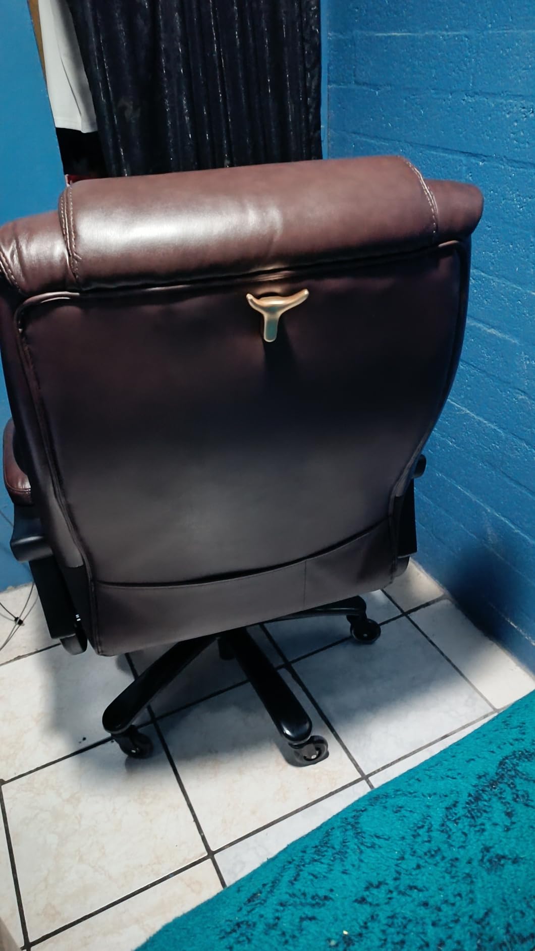 800LBS Big and Tall Office Chair for Heavy People, Heavy Duty Executive Chair with High Back, Extra Wide Seat and Adjustable Lumbar, Large Computer Desk Chair Comfortable for Home Office customer photo 2