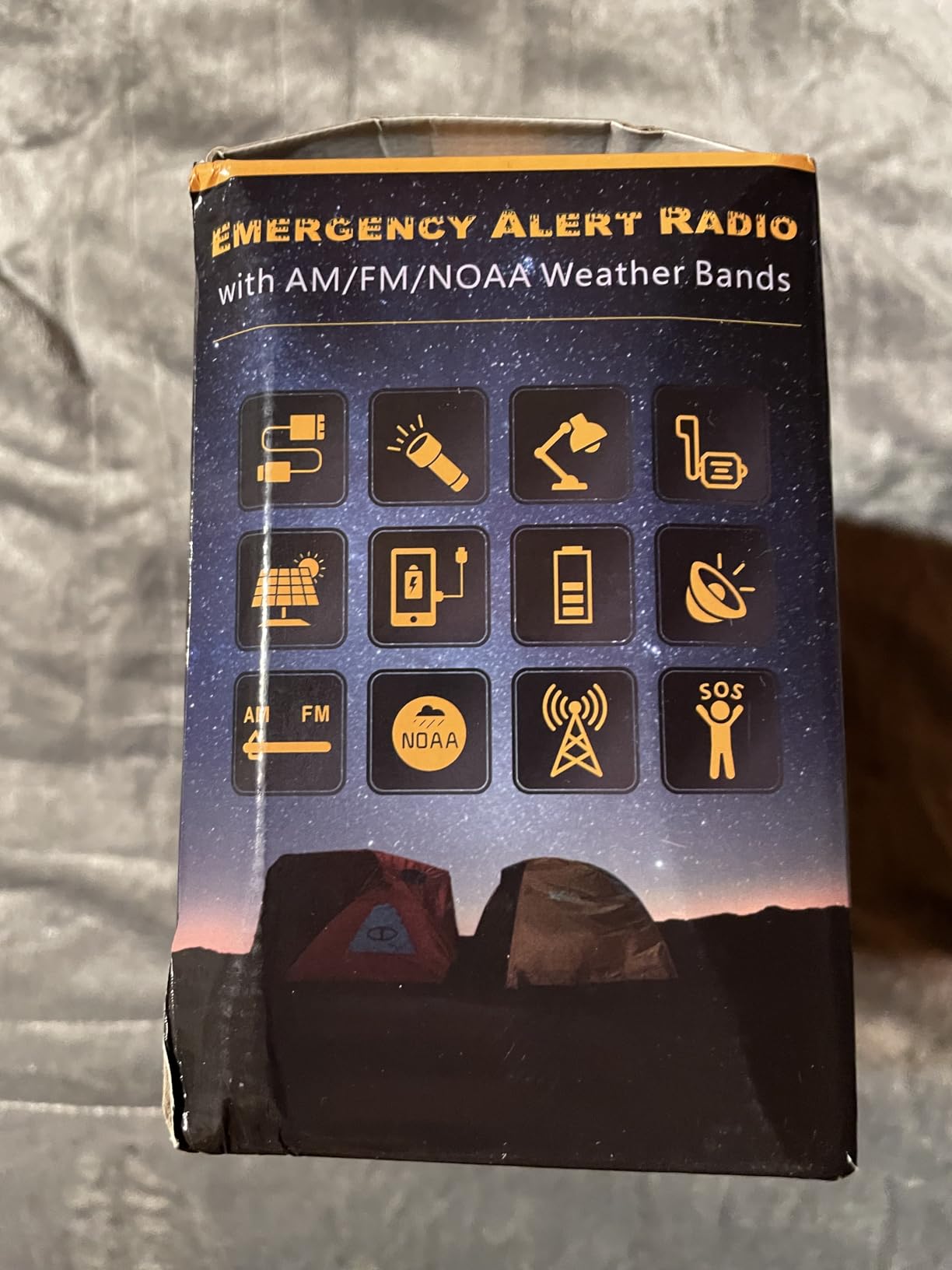 Weather Radios Portable AM FM NOAA Alert with Battery Backup 12000mAh customer photo 2