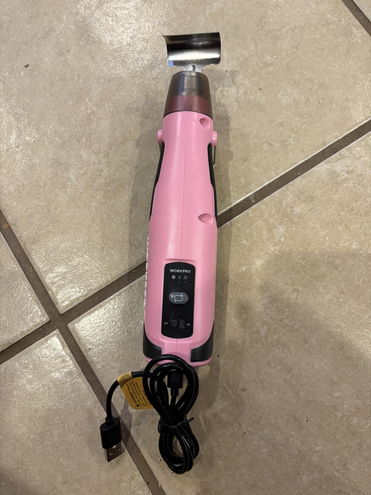 WORKPRO 7.2V Cordless Mini Heat Gun, 1.5s Fast Heating customer photo 1