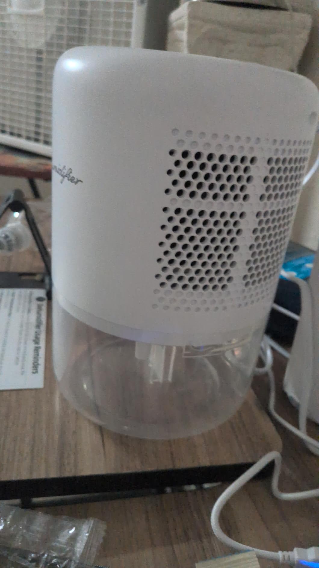 Dehumidifier for Home Small Quiet Dehumidifiers for 44OZ Water Tank Auto Defrost and Shutoff 10 Colors Light 4 Timer Options 3 Modes Portable Dehumidifiers for Bedroom Bathroom Closet RV customer photo 1