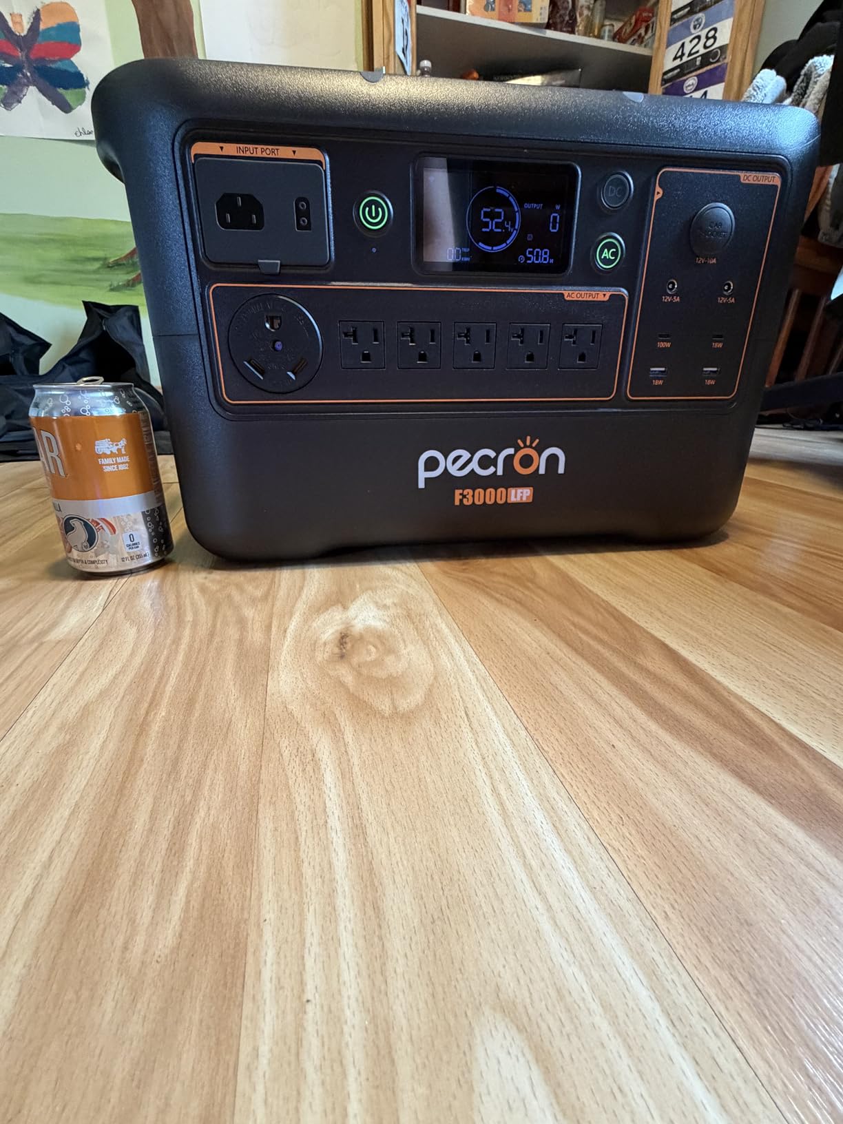 PECRON Portable Power Station F3000LFP, 3072Wh Solar Generator, 3600W LiFePO4 Battery Home Backup, Fast Charging Power Station Expand Capacity to 10752Wh, Solar Generators for Home Use, Camping, RV customer photo 2