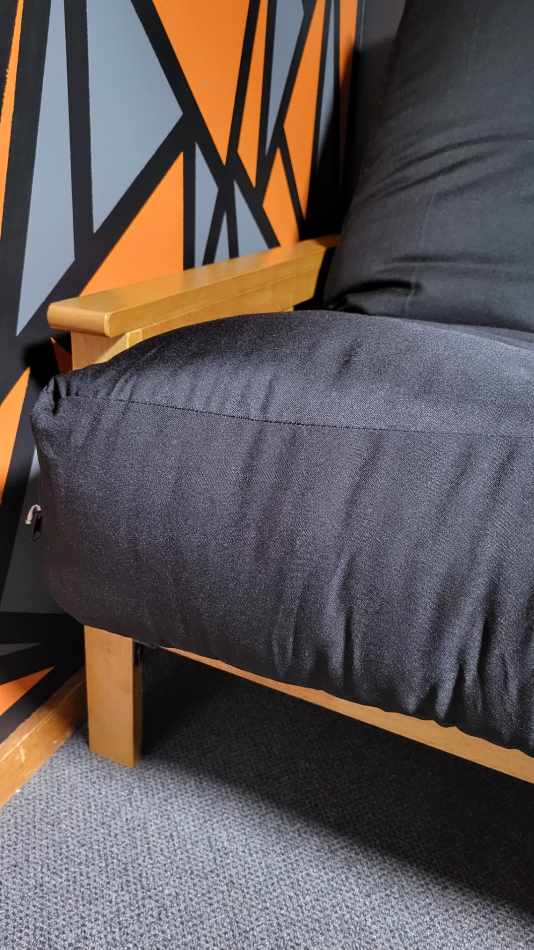 Royal Sleep Products by The Futon Factory | 10 inch Pocket Coil Futon Mattress - Teal Color - Twin Size - CertiPUR Certified Foam - Made in USA - Frame Not Included customer photo 1