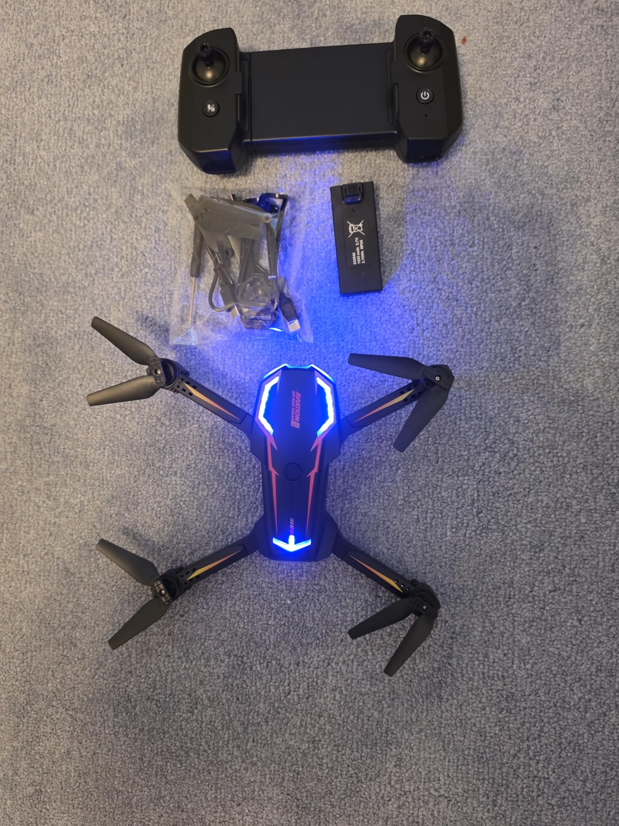 Drone with Camera for Adults, 2K HD FPV Drones with Upgrade Altitude Hold, One-Key Take Off/Landing, Speed Adjustment, Headless Mode, 2 Batteries, Toys Gifts for Teen Boys Girls, Beginner customer photo 1