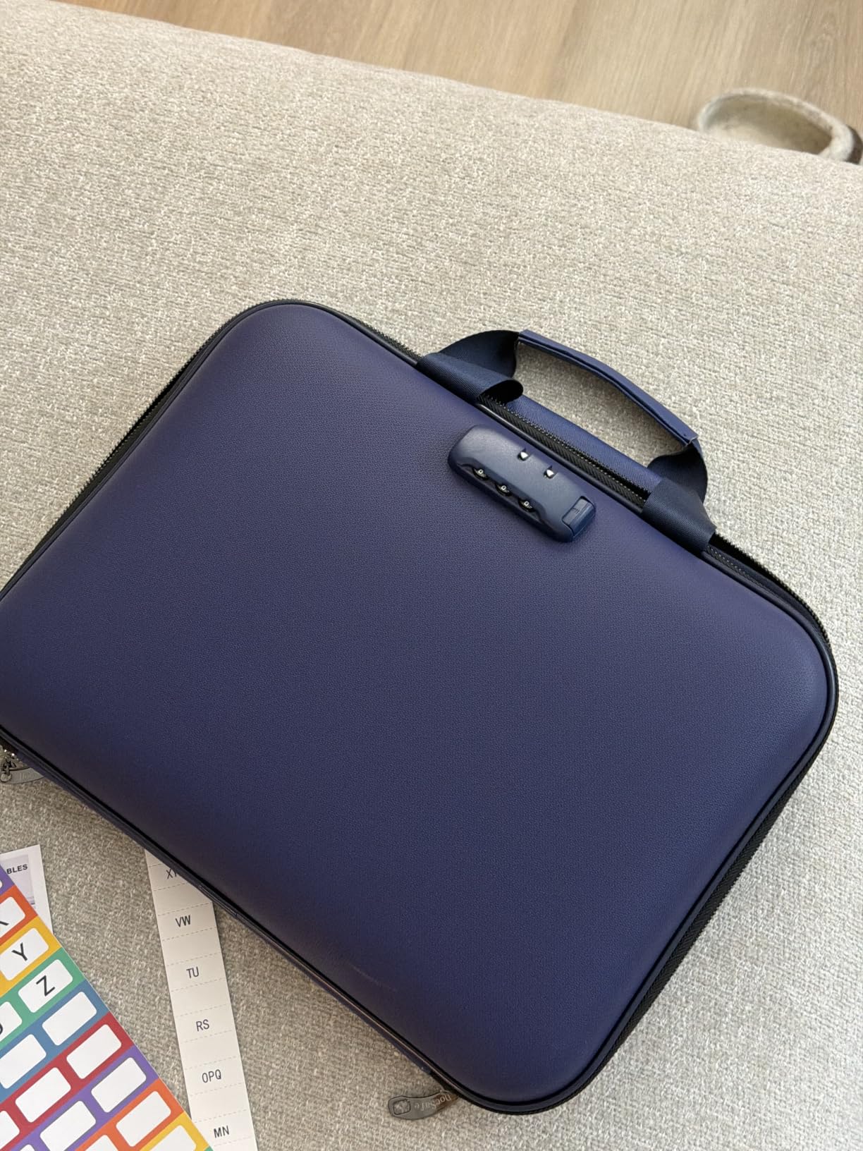 DocSafe Fireproof Document Box Hard Case with Lock & Accordion File Folder customer photo 2