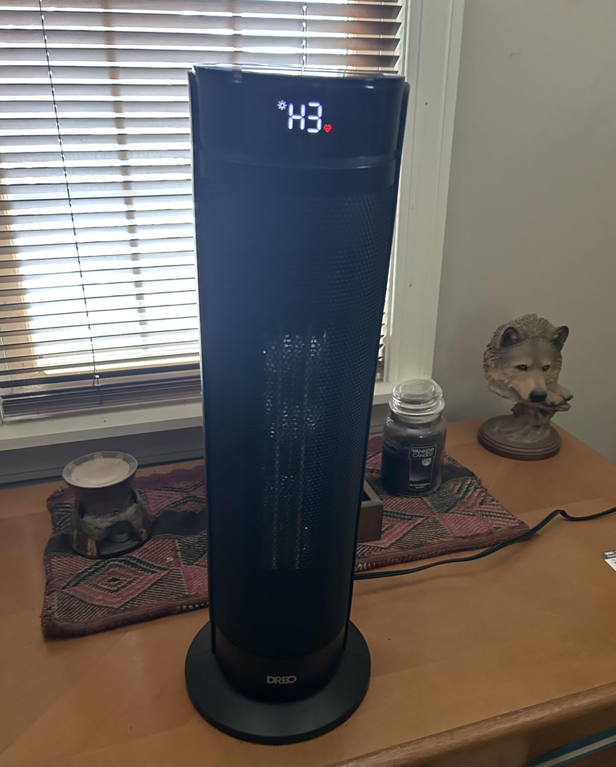 DREO Space Heater for Large Room, 24'' Electric Heaters for Indoor Use ECO customer photo 1