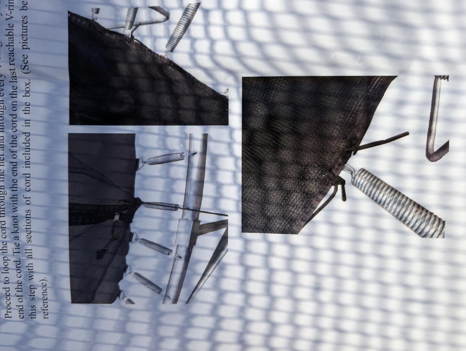 Zoomster Trampoline Enclosure Net with Pole Cap, Replacement Safety Enclosure Net for 6 Straight Poles Round Trampoline, Breathable and Weather-Resistant customer photo 2