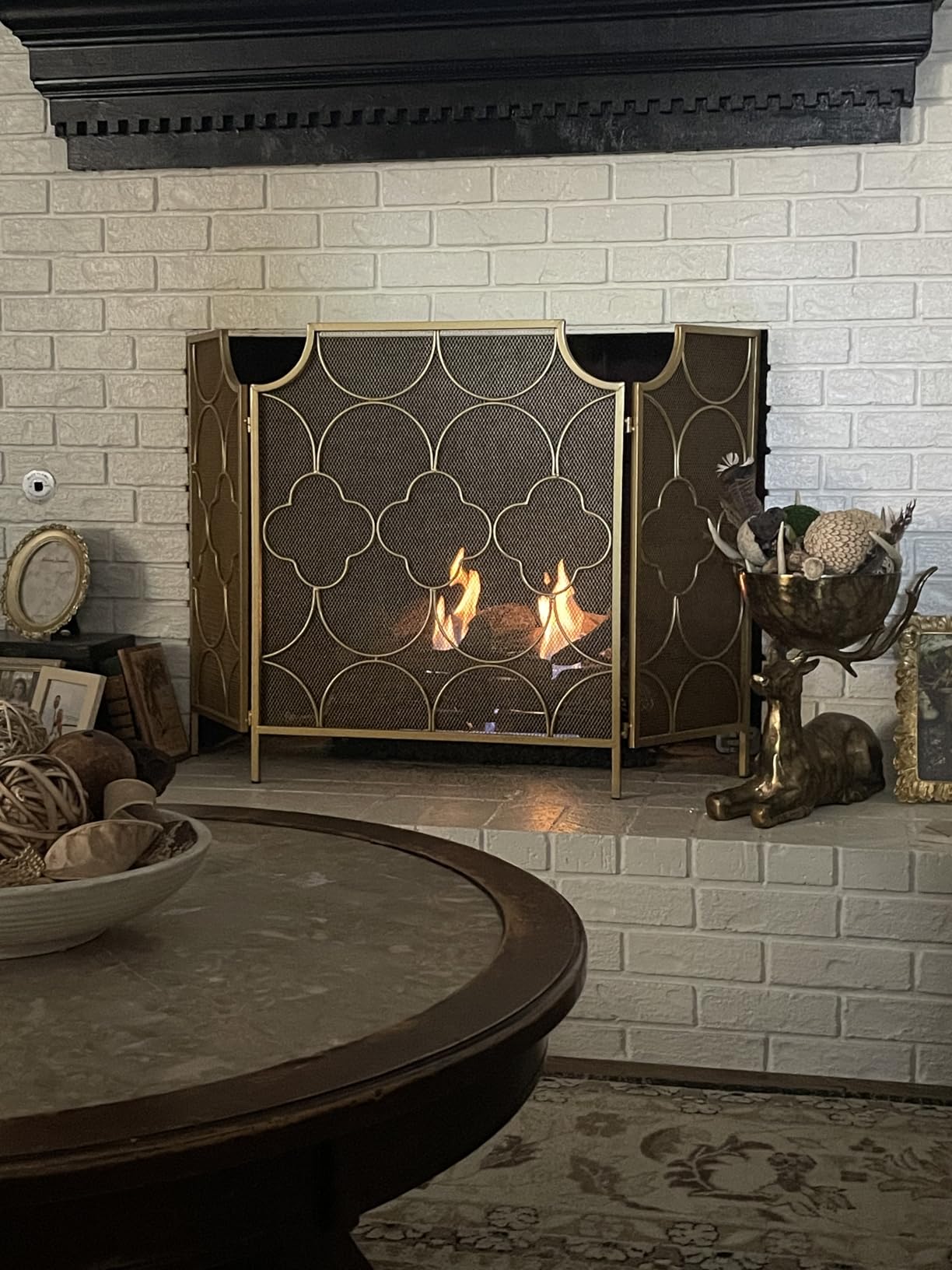 Duluth Forge Ventless Natural Gas Log Set - 24 in. Split Oak, 33,000 BTU, Remote Control - Model# DLS-N24R-1 customer photo 2