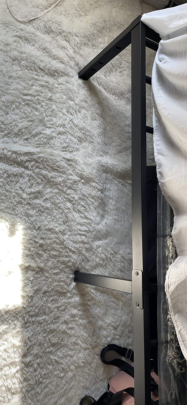 yookare 14 Inch Queen Platform Bed Frame - 3500 lbs Heavy Duty Metal Mattress Foundation with Safe Rounded Corners & Recessed Legs, Non-Slip Mattress Retainers, Noise Free, No Box Spring Needed customer photo 2