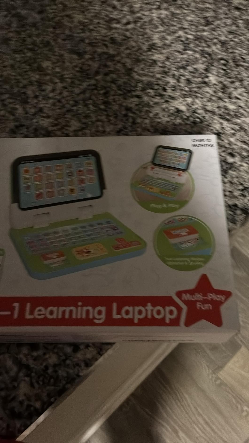 Toy Laptop Tablet for Ages 1-3, 2-in-1 Toy Computer Learning Toys customer photo 2