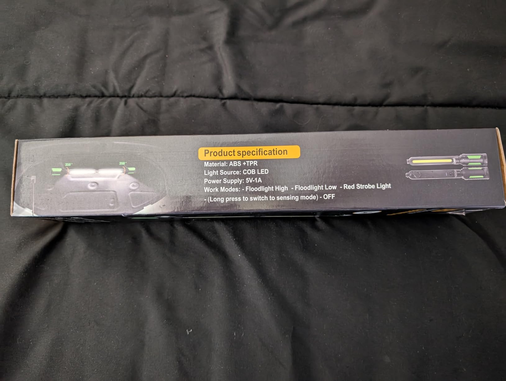 Rechargeable Mechanic Light, 2-in-1 Magnetic Light Bar with Motion Sensor, 2400LM Underhood Work Lights for Mechanics, for Automotive Repair, Inspection, Garage, Emergency customer photo 1