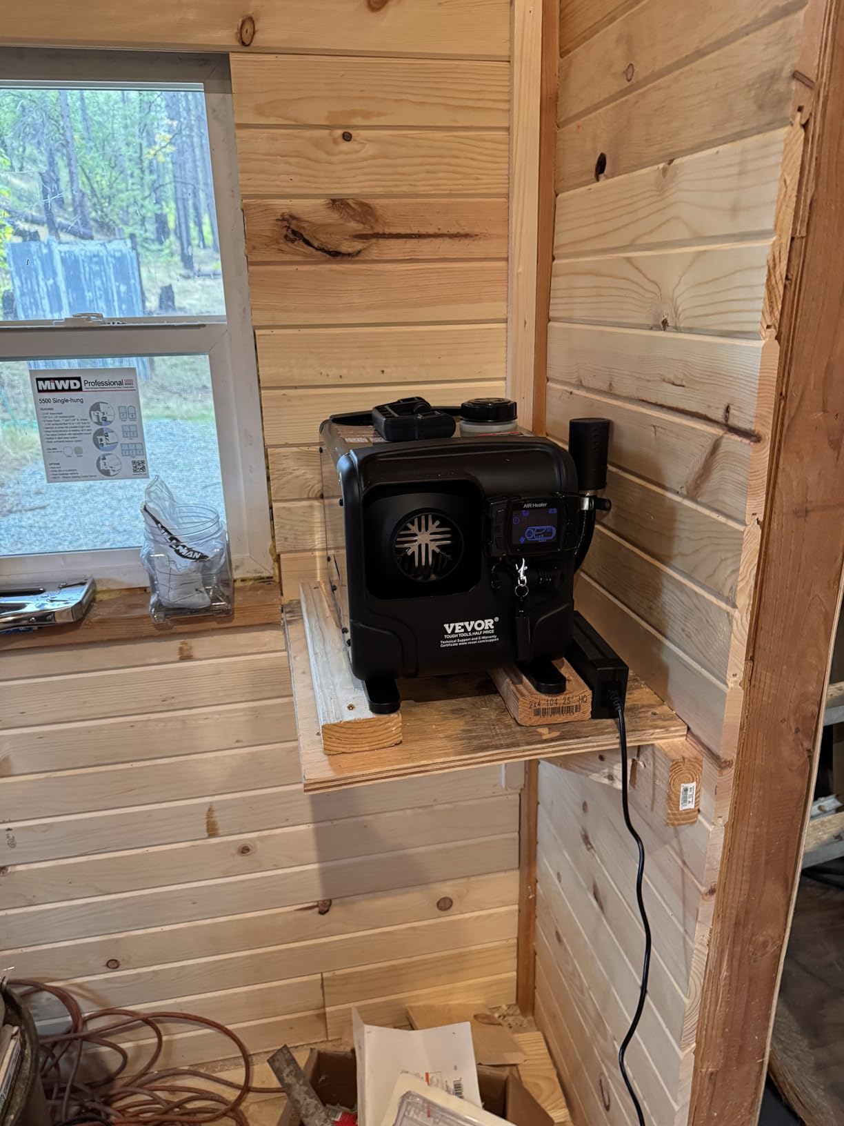 VEVOR Diesel Heater 8KW, DC 12V/24V, All in One Portable Diesel Heater with Bluetooth APP Control, Remote Control and LCD Screen, 1.3 Gal Fuel Tank for Trucks, Vans, RVs, Campers, and Garages customer photo 1