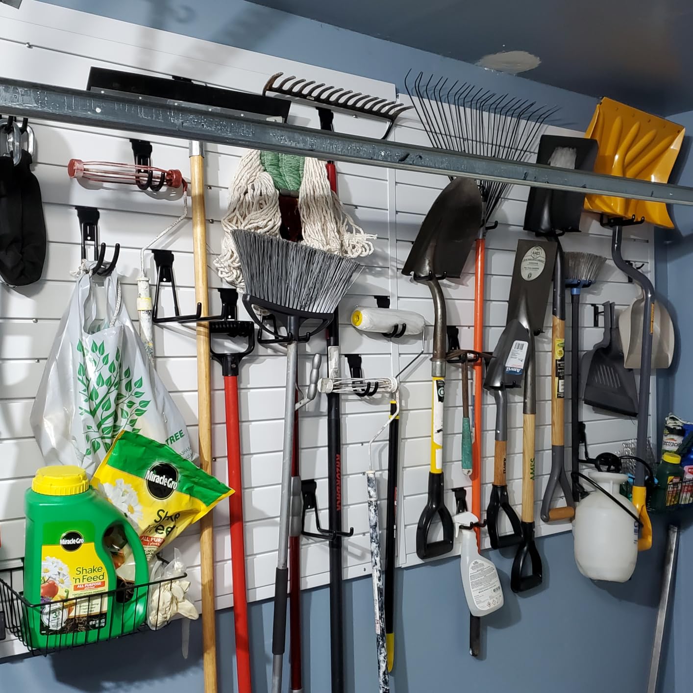 Slatwall Panels, 4 x 8 ft Garage Wall Organizer Storage Systems customer photo 1