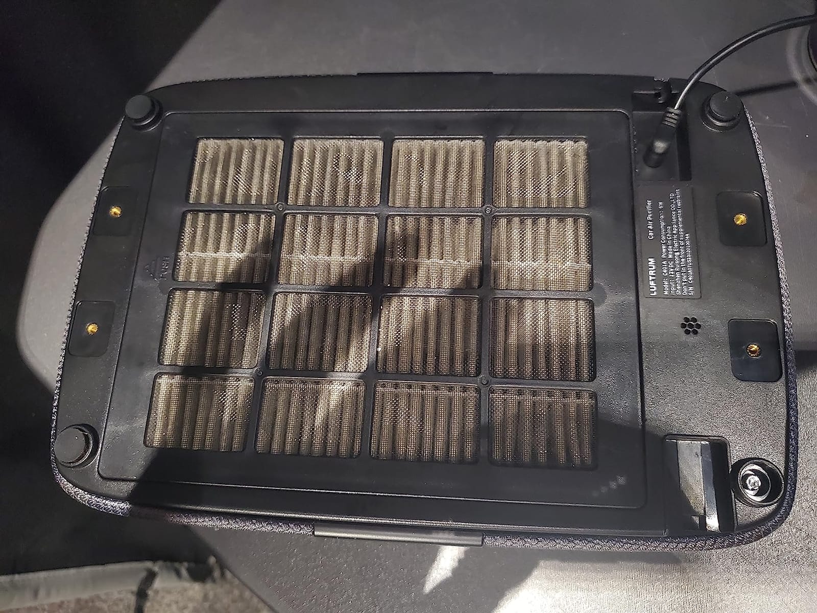 Car Portable Air Purifier with H13 True HEPA Filter for Exhaust Fumes & VOC customer photo 2