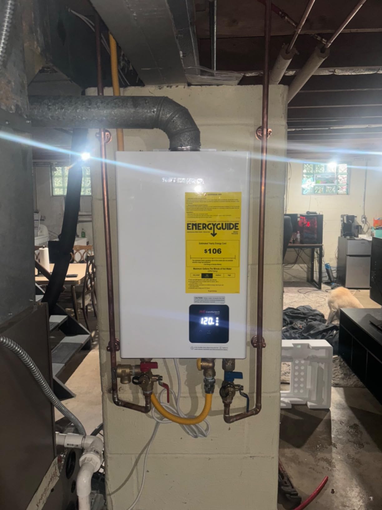 14kW Tankless Water Heater Electric, 240 Volt on Demand Hot Water Heater customer photo 1