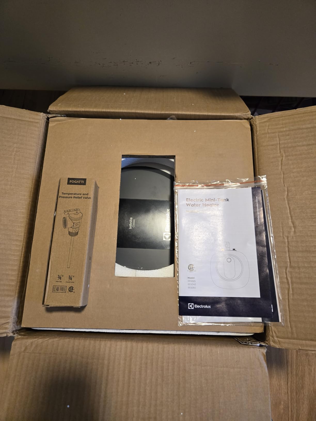 Electrolux Electric Tank Water Heater 8 Gal, 120V Plug-in Under Sink customer photo 1