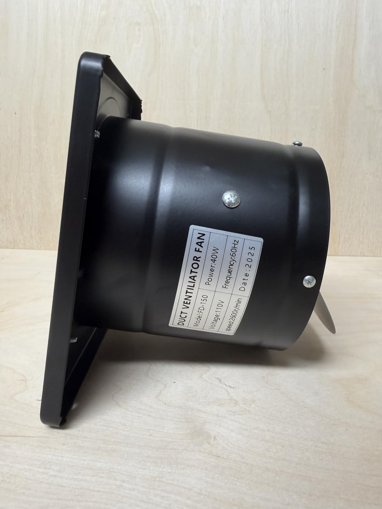 8 Inch Exhaust Fan with Speed Controller, 700CFM Wall Mount Exhaust Fan for Kitchen, Metal Ventilation Extractor Fan with Damper for Bathroom, Garage, Attic, Shop, Pet Room, Smoking Room, Basement customer photo 1
