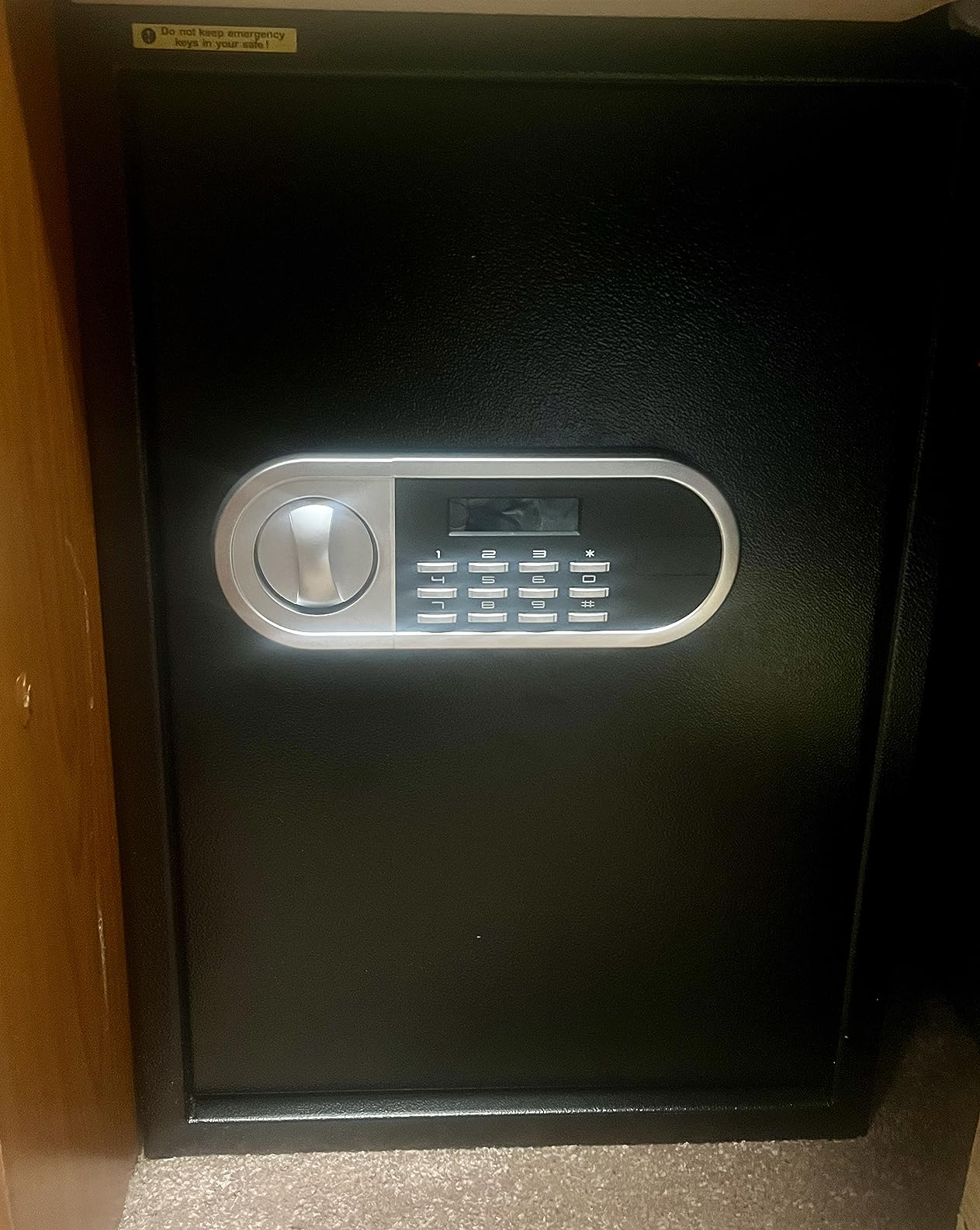 1.3 Cuft Small Fire Proof Safe for Home Documents, Anti-theft Safes for Home Use Fire and Water Proof with Combination Lock, Smart Alert System and Removable Shelf, Digital Document Safe for Jewelry customer photo 1