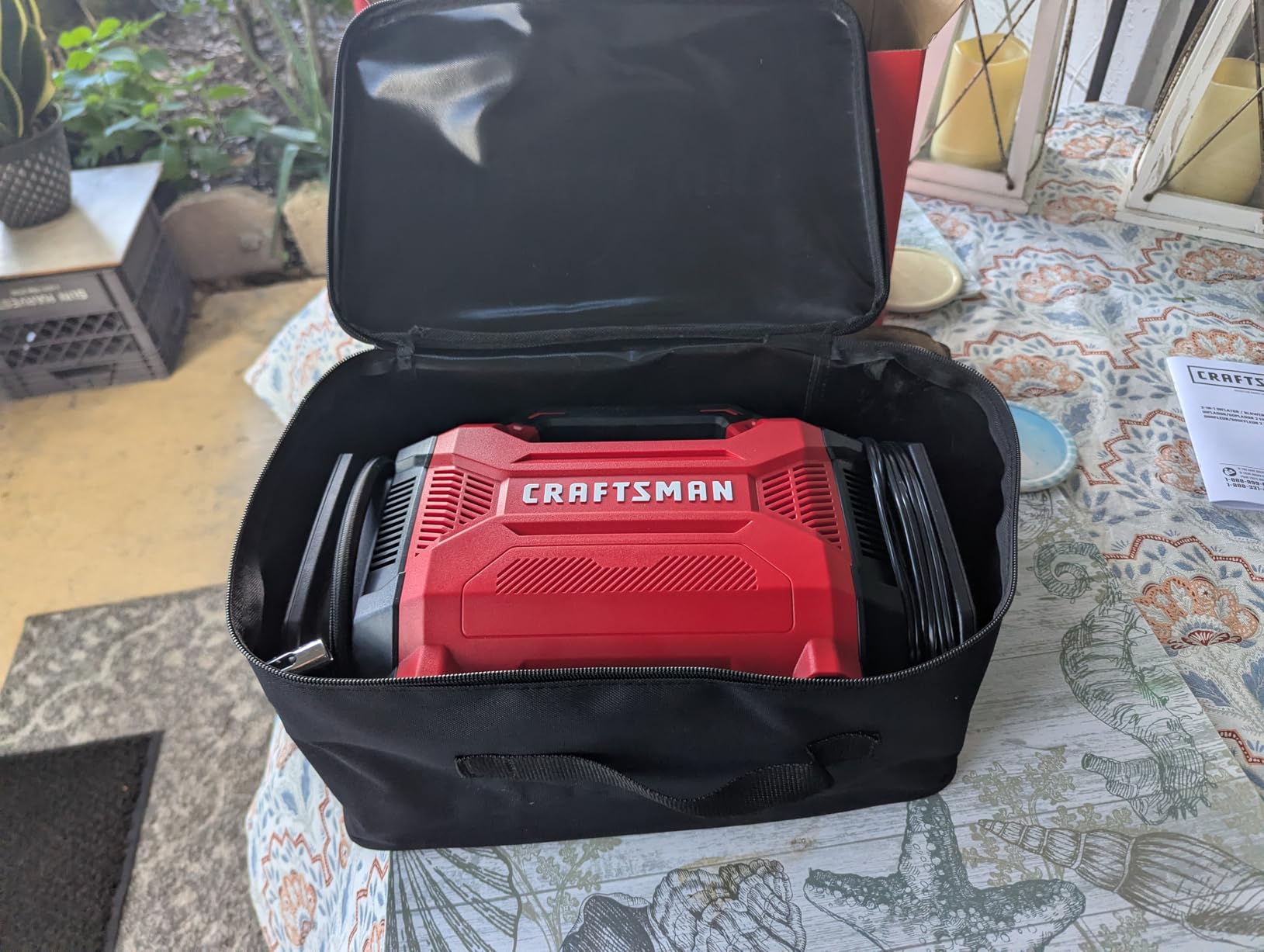 CRAFTSMAN Dual Power Tire Inflator with Digital Gauge & Auto Shut-Off customer photo 2