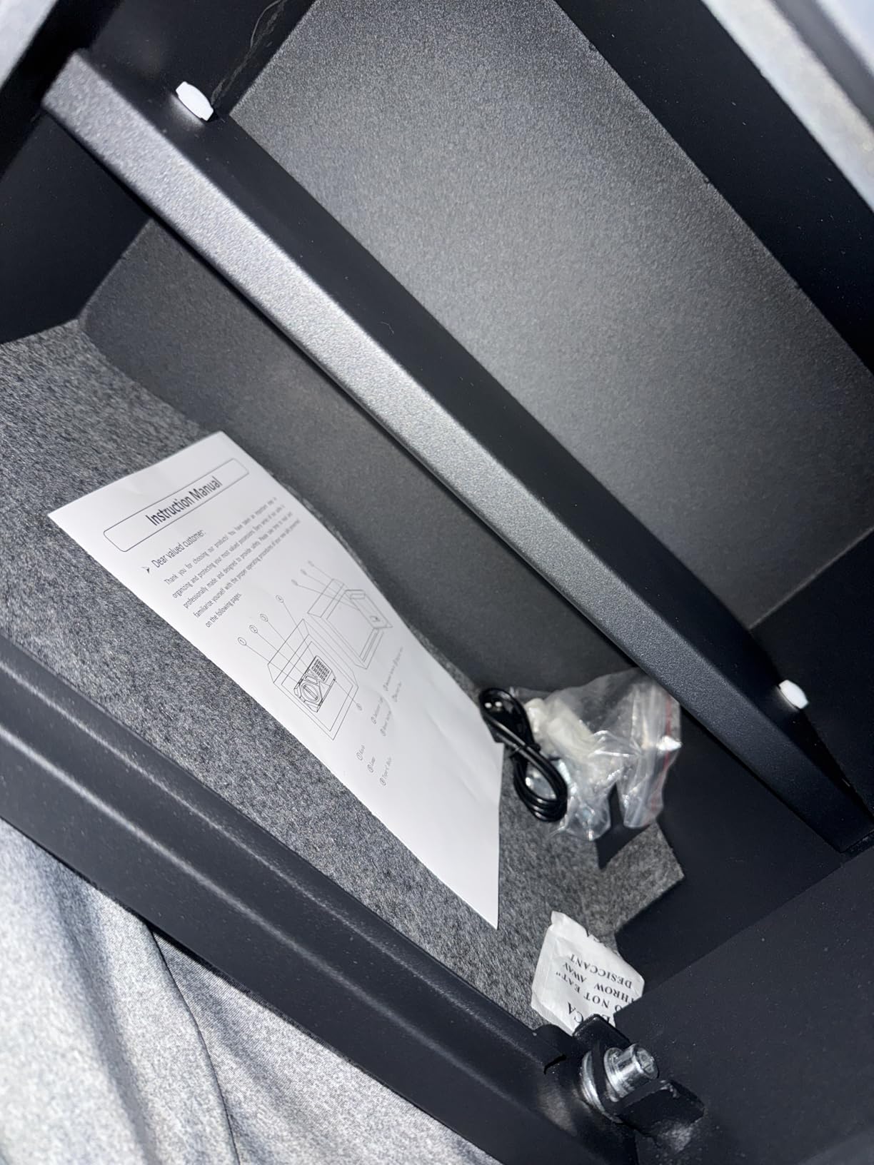 2.0 Cub Large Fireproof Safes for Home Use, Digital Security Safe Box Fireproof Waterproof with Combination Lock and Removable Shelf, Home Fire Safe for Document Money Medicines Valuables customer photo 2