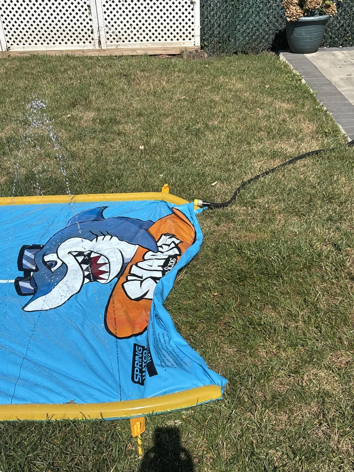 Spring Water Slip and Water Slide, 22ft *2 Lanes Slip Water Slides for Kids Backyards Ages 5-8 8-12 with Sprinkler and Inflatable Bodyboards, Summer Water Fun Toy for Outdoor Lawn Games Play customer photo 1