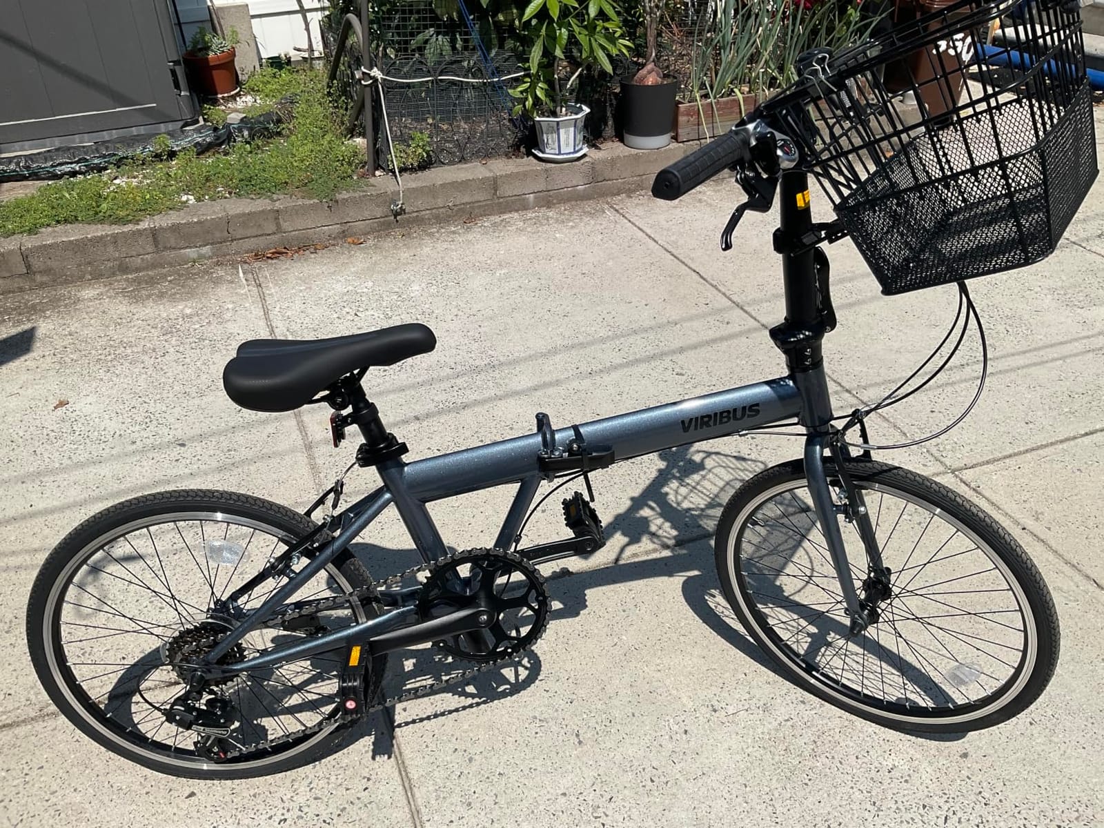 VIRIBUS Folding Bike, Lightweight Foldable Bicycle for Adults 20 inch customer photo 2
