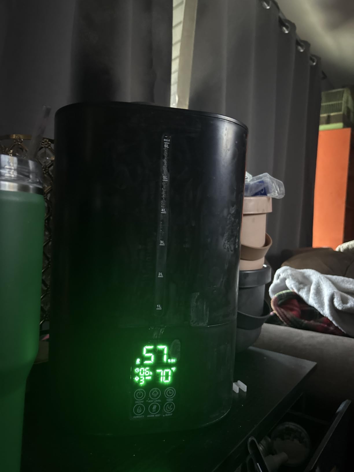 Coolfiqu 6L Warm & Cool Mist Humidifiers for Bedroom,Large Room,Plants customer photo 1