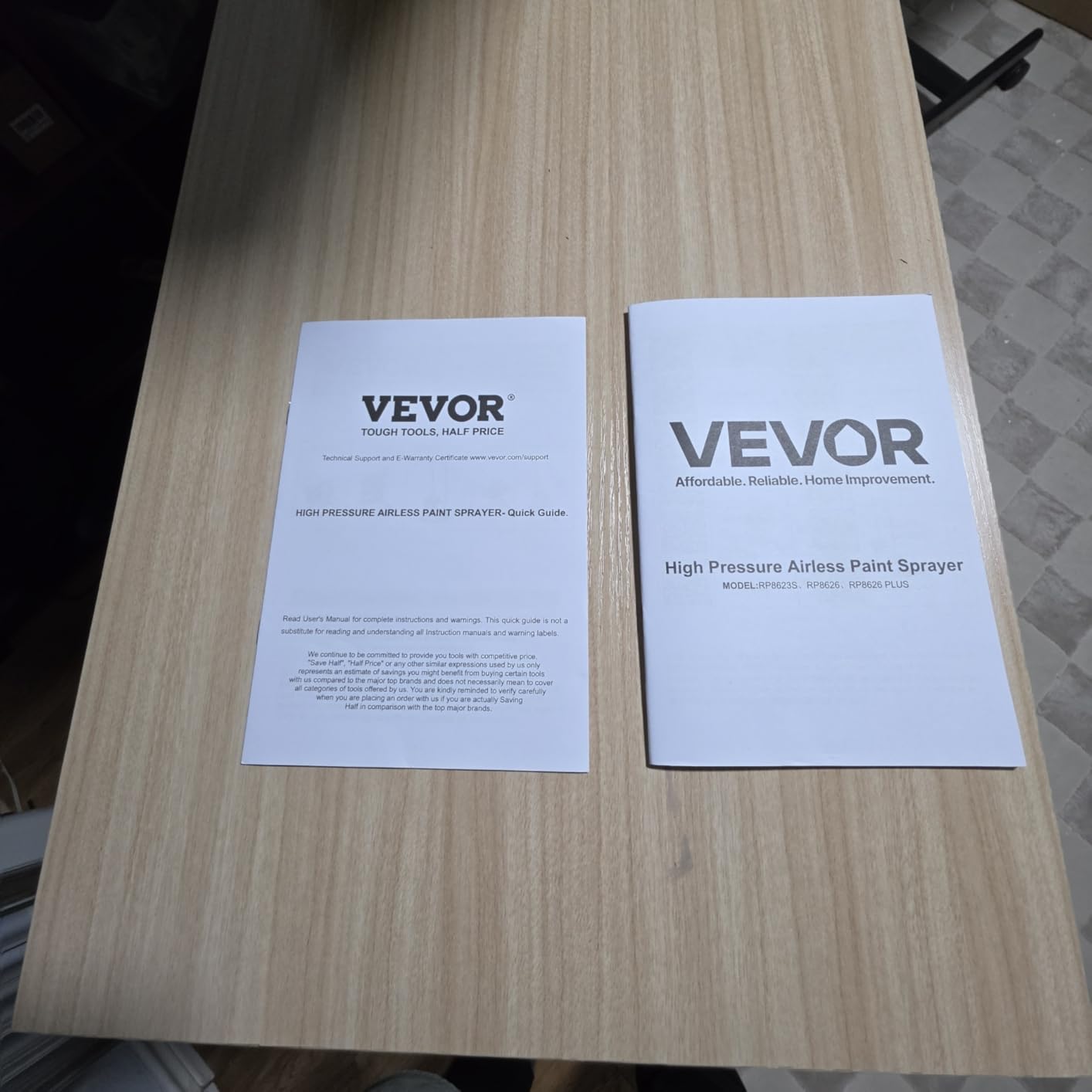 VEVOR Stand Airless Paint Sprayer, 650W, 3000PSI High Pressure Airless Sprayer with Cart, Cleaning Brush, Hose, Extension Rod, Nozzles, Electric Spray Paint Machine for House Exterior and Interior customer photo 1