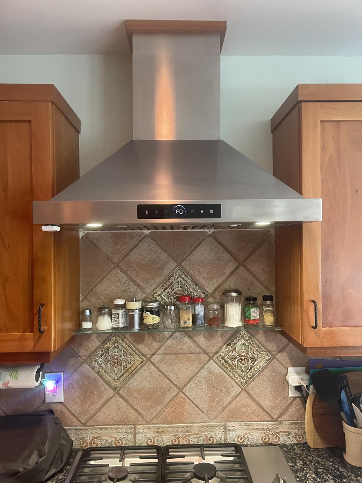 36 inch Wall Mount Range Hood, 1200 CFM Stainless Steel Stove Vent Hoods customer photo 1