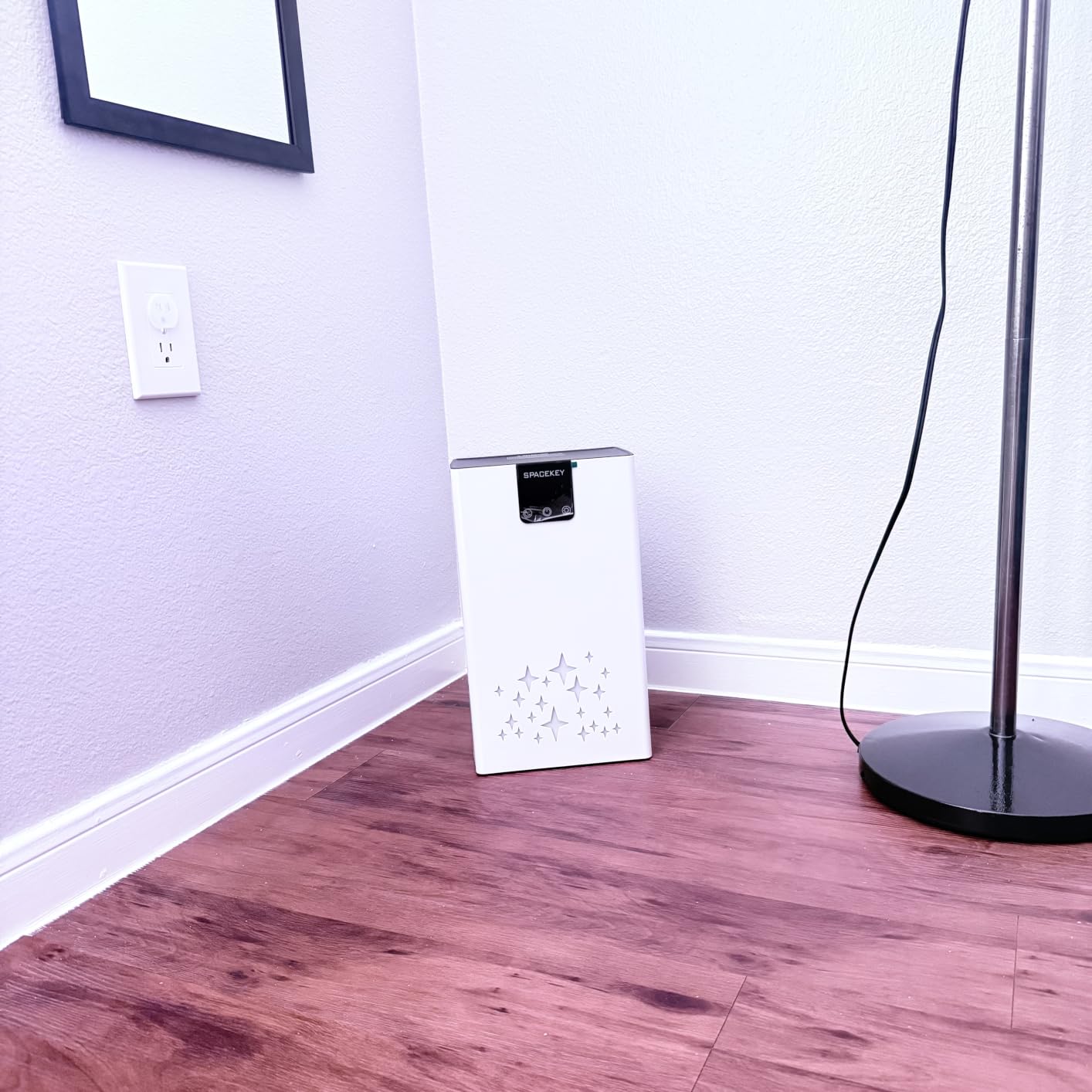 Dehumidifier, 95 OZ Water Tank Dehumidifiers for Home with Auto Shut Off, 1000 sq. ft. Dehumidifier for Bedroom Bathroom Basement Rv with 7 Color Light, Quiet Dehumidifiers with Sleep Mode, White customer photo 2