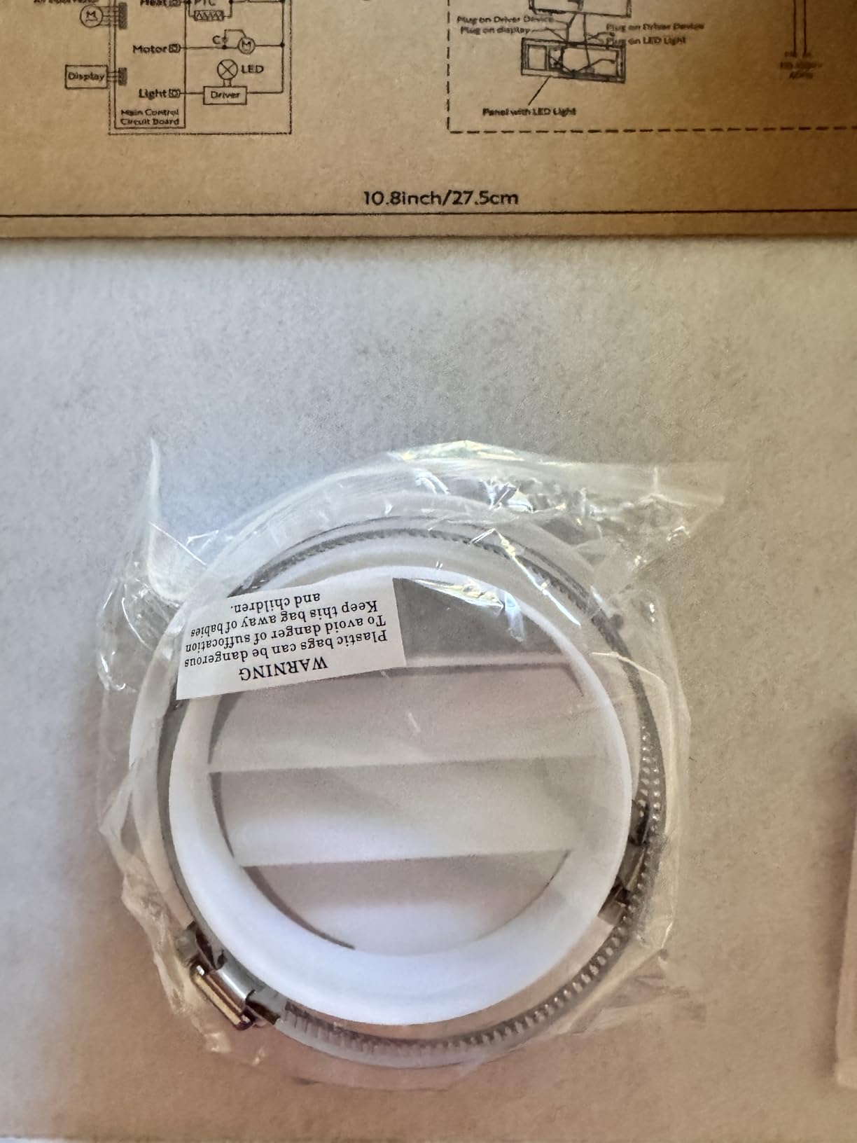VIVOHOME 4-in-1 Bathroom Exhaust Fan with Light and Heater, 1600W PTC customer photo 1