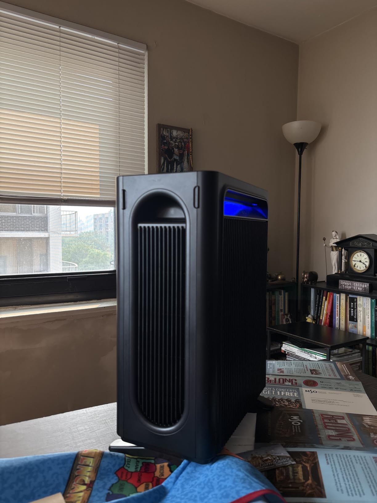 KNKA Air Purifiers for Home Bedroom Up to 1,695 Ft² in 1 Hr, APH4000, Black customer photo 2