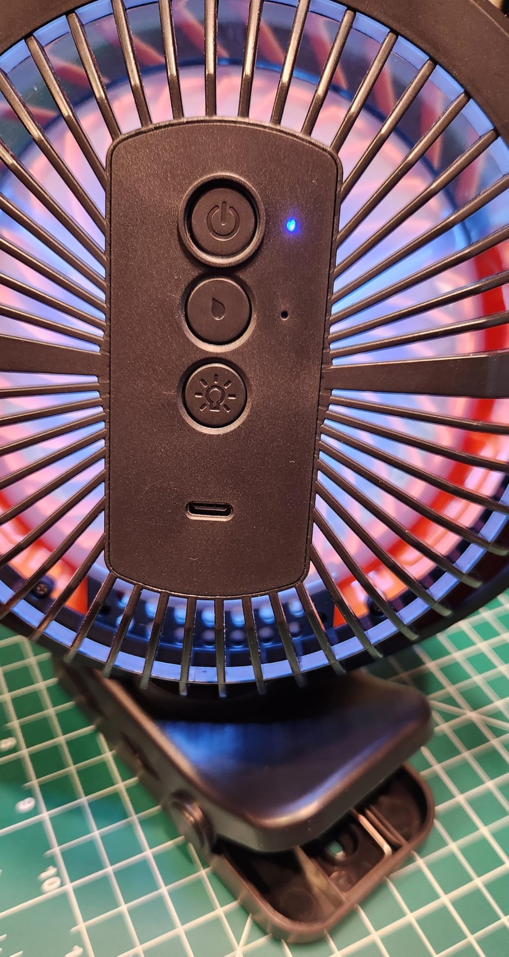 Ausic Outdoor Misting Fan for Patio, 【Max 50H】 Rechargeable Oscillating Fan customer photo 1