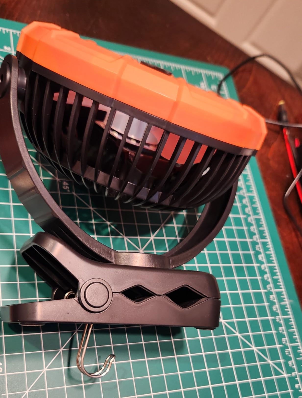 Ausic Outdoor Misting Fan for Patio, 【Max 50H】 Rechargeable Oscillating Fan customer photo 2