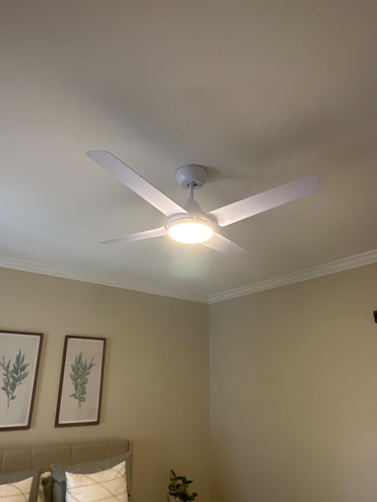 Newday 52 Inch Black IP66 Waterproof Outdoor Ceiling Fan with Light Remote customer photo 1