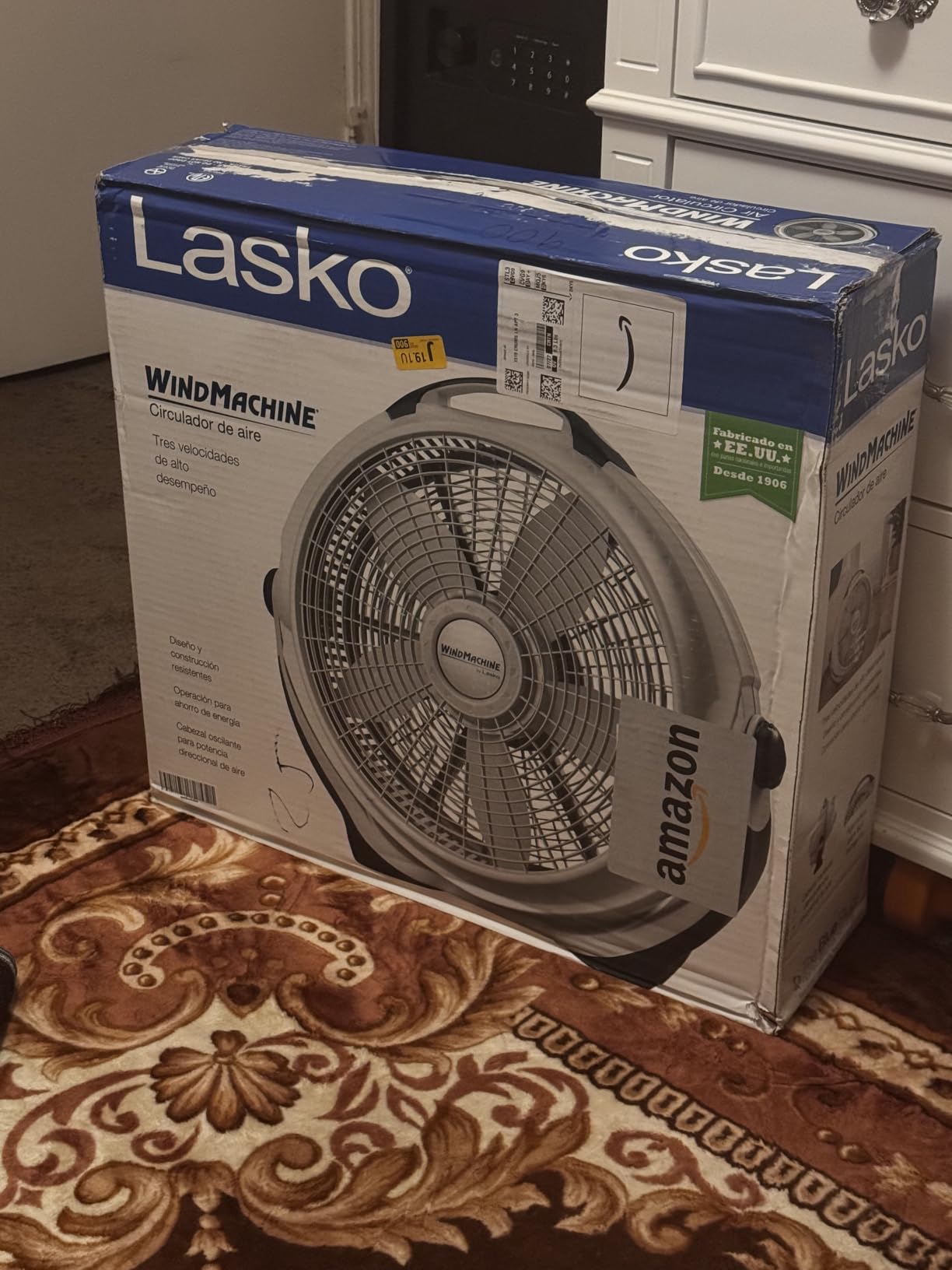 Lasko WINDMACHINE High Velocity Pivoting Floor Fan - 20