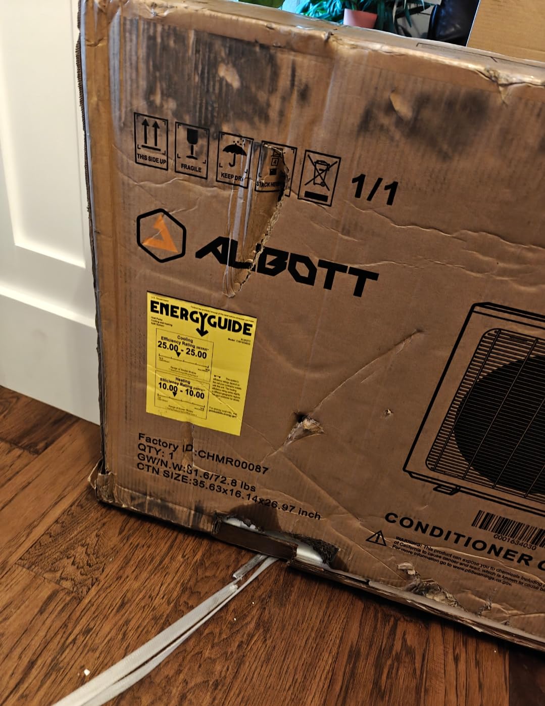 Albott 2 Zone Mini Split AC/Heating System, 12K+12K BTU 25 SEER2 customer photo 1
