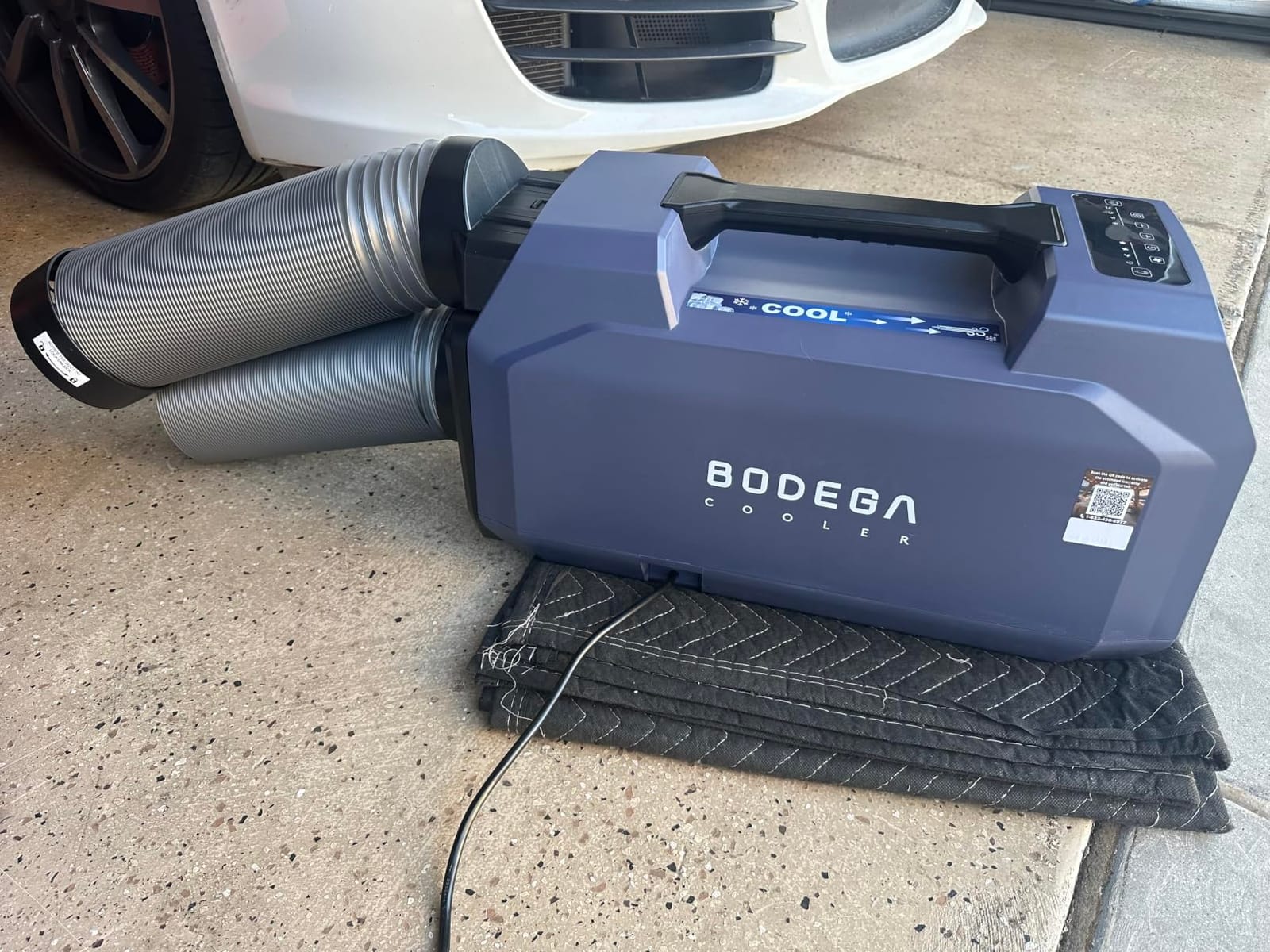 BODEGACOOLER Portable Tent Air Conditioner 6000 BTU, 110V Compressor Camping AC Unit for Tents, 5 Modes Cooling, Remote Control, ≤50dB Portable AC for Camping,Home,RV customer photo 1