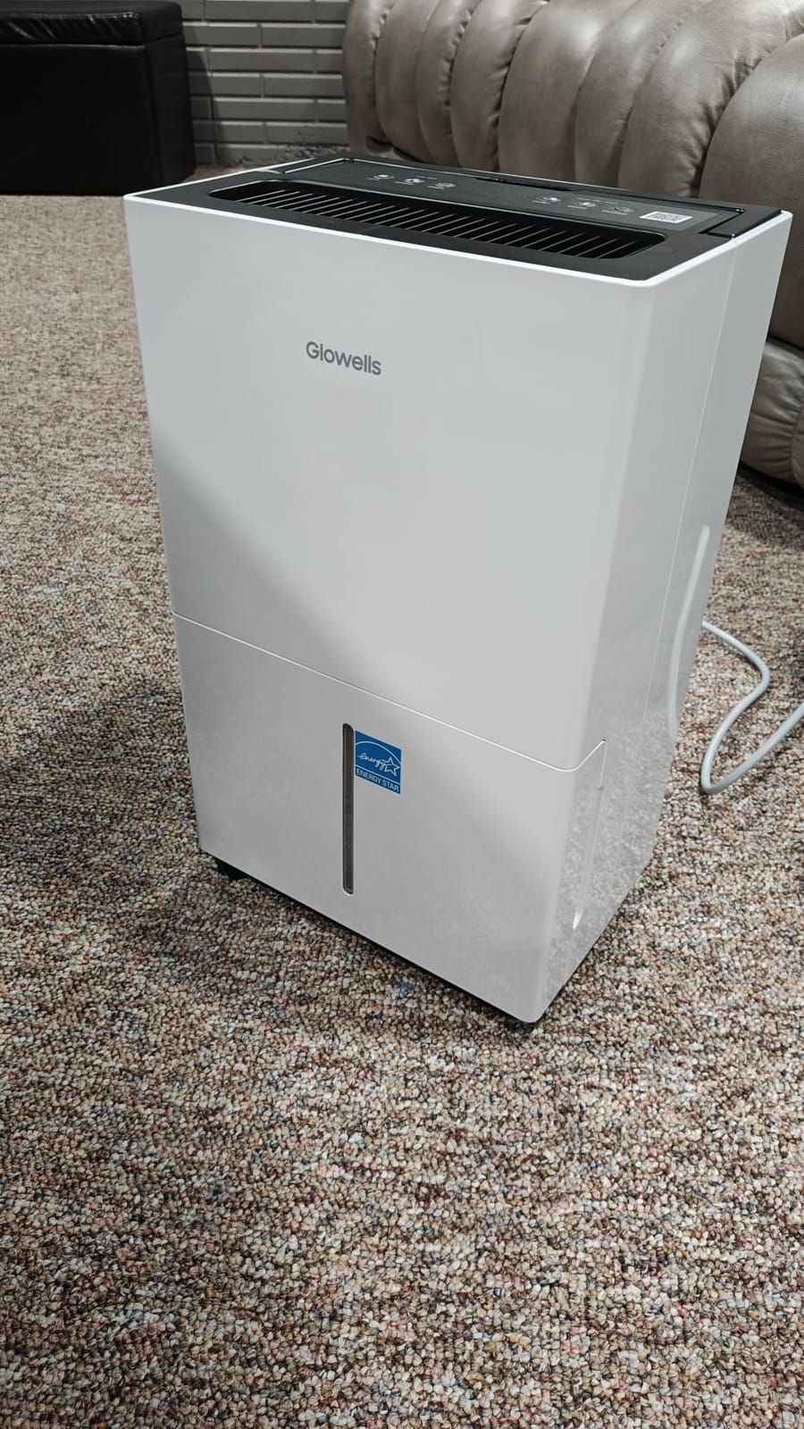 Glowells 4500 Sq.Ft Energy Star Dehumidifier for Basement with Drain Hose, 52 Pints Dehumidifiers for Home, Large Room, RV, Three Modes, Intelligent Humidistat, Quiet Smart Compressor, Auto Defrost customer photo 1