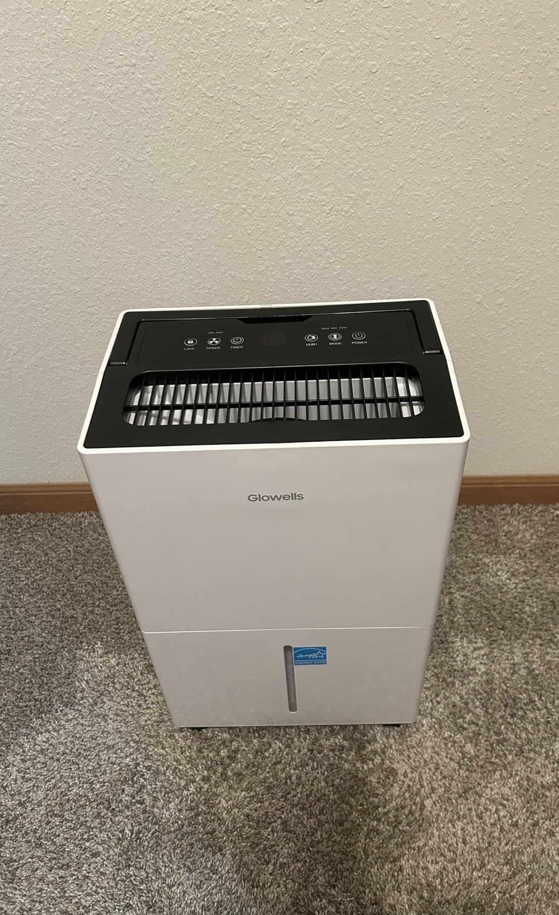 Glowells 4500 Sq.Ft Energy Star Dehumidifier for Basement with Drain Hose, 52 Pints Dehumidifiers for Home, Large Room, RV, Three Modes, Intelligent Humidistat, Quiet Smart Compressor, Auto Defrost customer photo 2