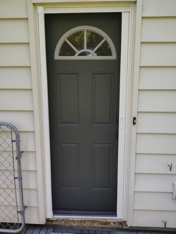 paramondo Retractable Screen Door, White, Size 36