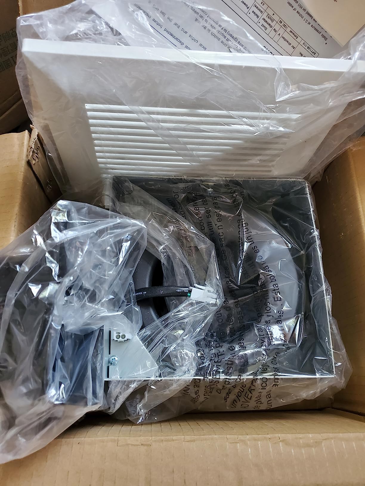 JOEAONZ Bathroom Exhaust Fan 80 CFM 0.9 Sones Very Quiet with Metal Housing, Ceiling Mount Ventilation Fan Large Air-flow Capacity, Energy-Saving Household Bath Vent Extractor, White Plastic Grille customer photo 1