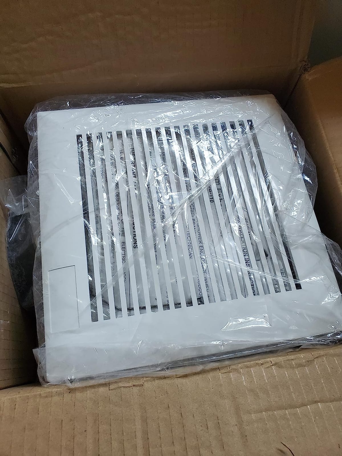 JOEAONZ Bathroom Exhaust Fan 80 CFM 0.9 Sones Very Quiet with Metal Housing, Ceiling Mount Ventilation Fan Large Air-flow Capacity, Energy-Saving Household Bath Vent Extractor, White Plastic Grille customer photo 2