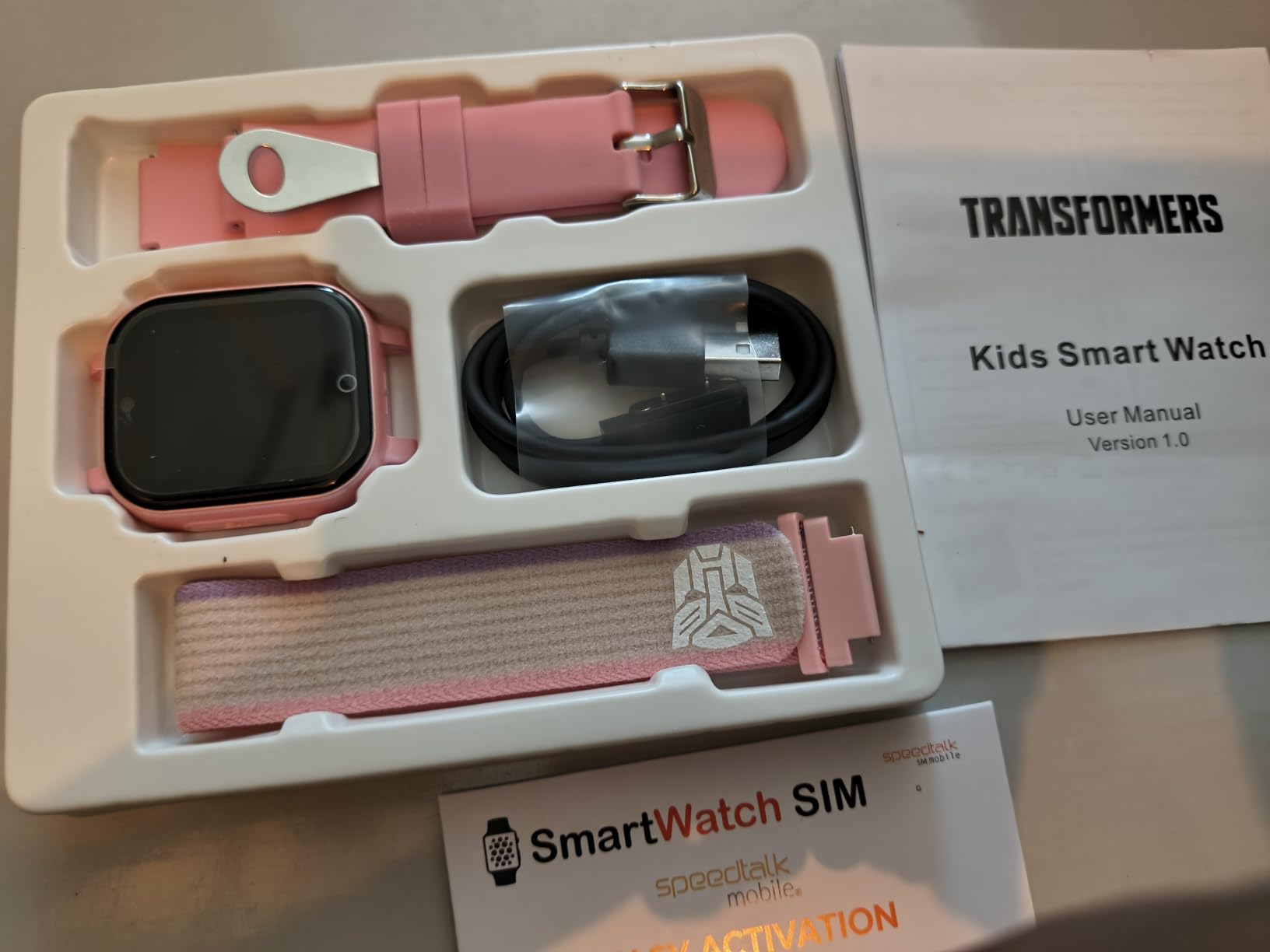 4G Kid Phone Watch with SIM Card, Kids Smart Watch for Boys Girls customer photo 1