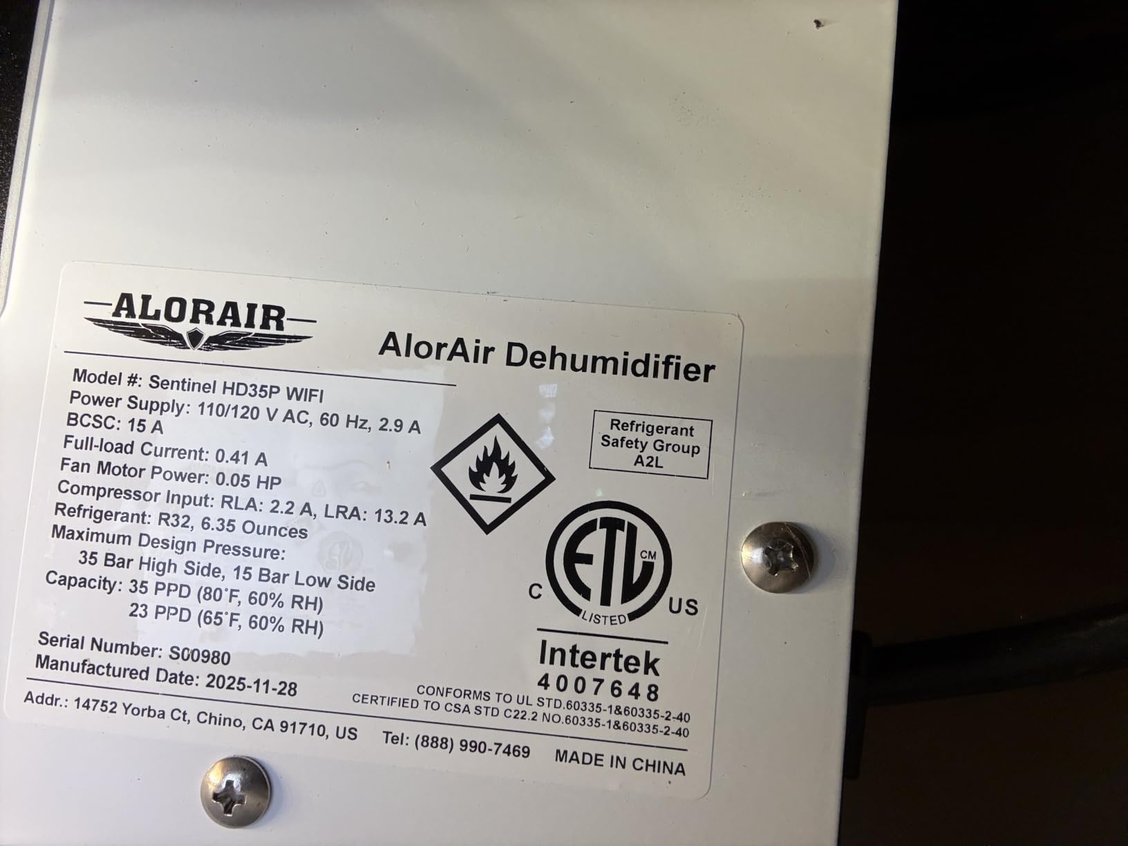 ALORAIR 198 Pints Crawlspace Dehumidifier for Commercial, Sentinel HD90 customer photo 2