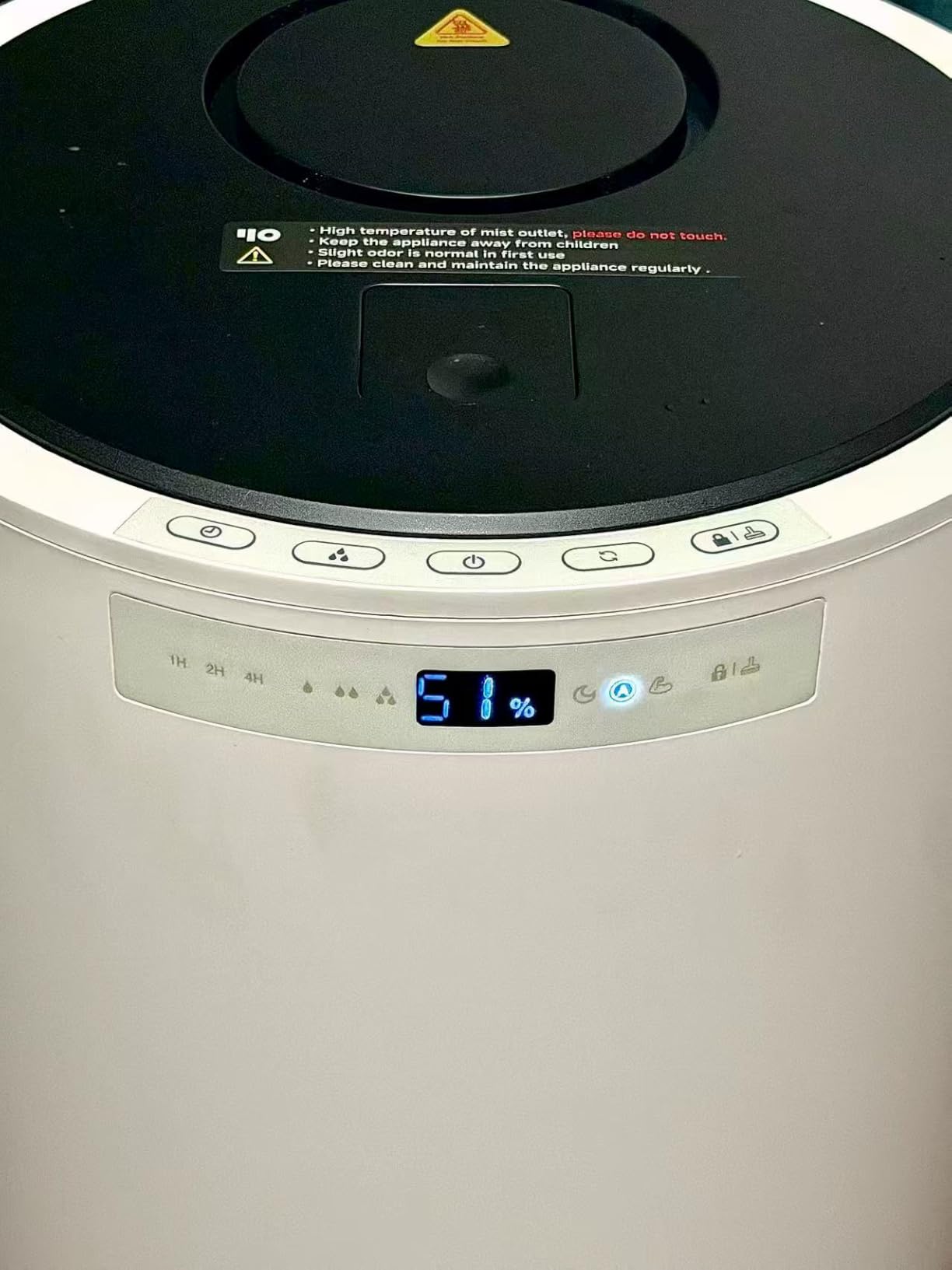 Y&O Steam Humidifier Large Room, 10L/2.64Gal Whole House Humidifier with 304 Stainless Steel Heater, Filterless, No White Dust, Warm Mist Humidifier for Baby Bedroom customer photo 1